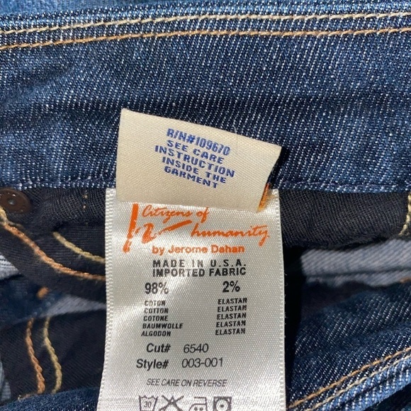 Citizens of Humanity Faye Stretch Low Waist Flare & Wide Full Leg Jeans - Picture 11 of 12